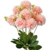 Clayre & Eef 6PL0376 Ramo de flor artificial rosa 10x15x45 cm con hojas