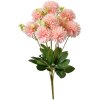 Clayre & Eef 6PL0376 Ramo de flor artificial rosa 10x15x45 cm con hojas