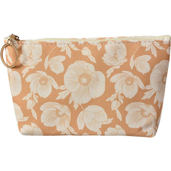 Juleeze JZTB0085 Neceser Beige 21x5x13 cm PU con diseño floral