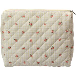 Juleeze JZTB0088 Neceser Beige Estampado Rosa 25x5x22 cm...