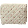 Juleeze JZTB0088 Neceser Beige Estampado Rosa 25x5x22 cm Algodón