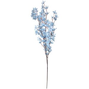 Clayre & Eef rama decorativa flores azul 110 cm...