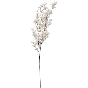 Clayre & Eef rama decorativa flor artificial blanco...