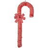 Clayre & Eef 66102L Colgante de Navidad bastón de caramelo rojo blanco 56 cm