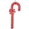 Clayre & Eef 66102L Colgante de Navidad bastón de caramelo rojo blanco 56 cm