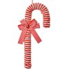 Clayre & Eef Etiqueta de Navidad bastón de caramelo rojo blanco 12x4x36 cm