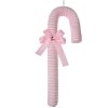 Clayre & Eef Bastón de Caramelo Rosa Blanco 17x5x45 cm Decoración navideña estilo campestre