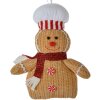 Clayre & Eef 66117 Decoración Hombre de Jengibre Marrón 15x4x21 cm