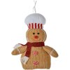 Clayre & Eef 66117 Decoración Hombre de Jengibre Marrón 15x4x21 cm