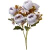 Clayre & Eef 6PL0381BL Ramo de flores artificial verde azulado 12x10x34 cm
