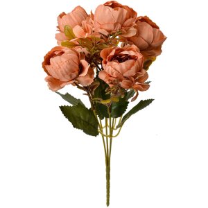 Clayre & Eef 6PL0381O Flor artificial Naranja 34 cm...