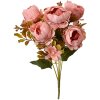 Clayre & Eef 6PL0381P Flor artificial Rosa 12x10x34 cm Plástico