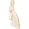 Clayre & Eef Conejo Decorativo Cinta Plástica Textil Beige 22x8x41 cm