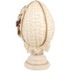 Clayre & Eef Huevo Decorativo Beige Ø20x39 cm Decoración Primaveral Estilo Vintage