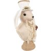 Clayre & Eef Conejo Decorativo Textil Beige 24x17x50 cm Decoración de Pascua