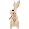 Clayre & Eef Figura Textil Decorativa Conejo Beige 25x19x54 cm