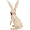 Clayre & Eef Figura Textil Decorativa Conejo Beige 25x19x54 cm
