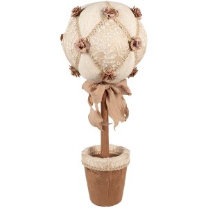 Clayre & Eef 65951 Flor Decorativa Beige...