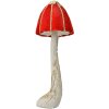 Clayre & Eef 66164 Seta Decorativa Estilo Barroco Oro Rojo Ø15x40cm