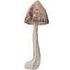 Clayre & Eef Deco Champiñón Marrón-Dorado Ø15x40 cm Plástico Deco Estilo Barroco
