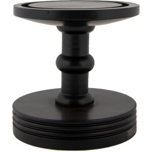 Clayre & Eef 6GL5059Z Campana de vidrio Ø14x34cm Transparente Negro