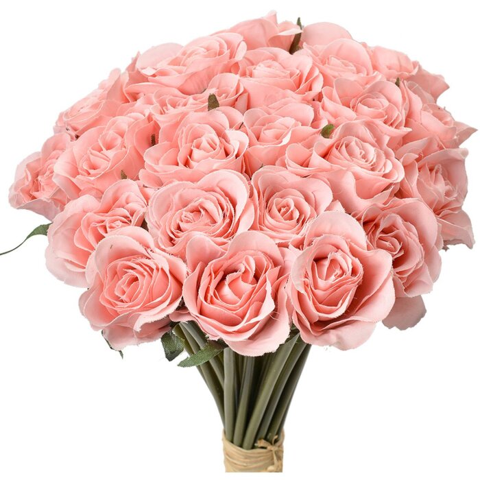 Clayre & Eef Ramo de Rosas Artificiales Rosa 24 Flores 20x16x30 cm