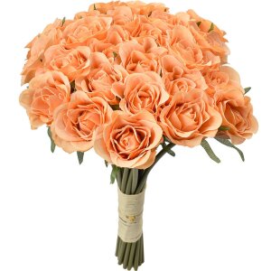 Clayre & Eef Ramo de flores artificiales 24 Rosas...