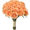 Clayre & Eef Ramo de flores artificiales 24 Rosas Naranja 20x16x30 cm