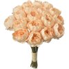 Clayre & Eef 6PL0393W Ramo de flores artificiales 18 Rosas Beige 30cm