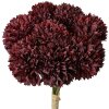 Clayre & Eef Ramo de flores artificial rojo 8 piezas 15x15x32 cm