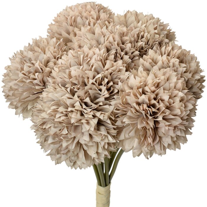 Clayre & Eef ramo artificial gris verde 15x15x32 cm 8 flores