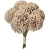 Clayre & Eef ramo artificial gris verde 15x15x32 cm 8 flores