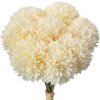 Clayre & Eef ramo artificial blanco 8 flores 15x15x32 cm