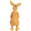 Clayre & Eef figurita decorativa conejo con bebé marrón 4x4x8 cm estilo country