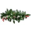 Clayre & Eef Ramo de Navidad con bayas y piñas 35x10x65 cm