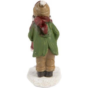 Clayre & Eef 6PR5726 Decoración Niños Rojo Verde 9x6x12 cm