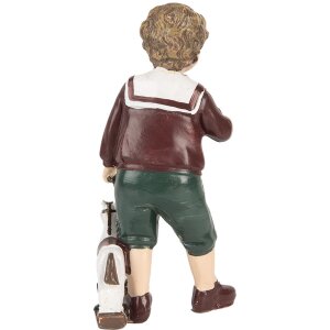 Clayre & Eef 6PR5730 Decoración Niño Marrón Verde 6x5x15 cm