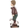 Clayre & Eef 6PR5730 Decoración Niño Marrón Verde 6x5x15 cm