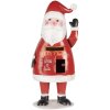 Clayre & Eef 6Y5853 Buzón Papá Noel Rojo Blanco 16x14x35 cm