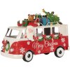 Clayre & Eef 6Y5855 Modelo Autobús LED Rojo Blanco 31x15x21 cm Funciona con pilas