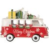 Clayre & Eef 6Y5855 Modelo Autobús LED Rojo Blanco 31x15x21 cm Funciona con pilas