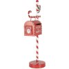Clayre & Eef 6Y5857 Buzón decoración navideña rojo blanco 20x12x51 cm