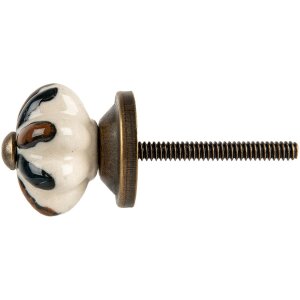 Clayre & Eef Pomo Puerta Boho Beige Verde Ø 3...