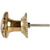 Clayre & Eef pomo puerta oro Ø 4x4 cm tornillo 3 cm diseño barroco metal