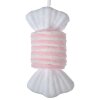 Clayre & Eef 66111P Colgante Candy Rosa Blanco 11x8x20 cm