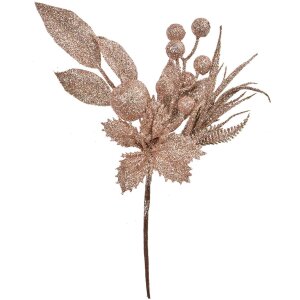 Clayre & Eef Rama Decorativa Rosa 7x5x25 cm Rama...