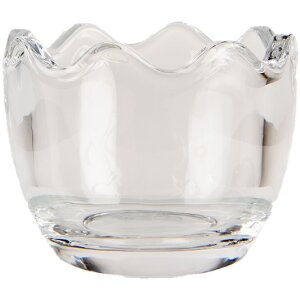 Clayre & Eef 6GL4950 Tarro de almacenaje conejo cristal transparente 6x6x12 cm estilo campestre