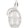 Clayre & Eef 6GL4950 Tarro de almacenaje conejo cristal transparente 6x6x12 cm estilo campestre