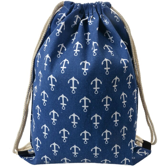 Juleeze JZBG0310 Mochila azul-blanco náutico 34x1x43 cm