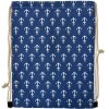 Juleeze JZBG0310 Mochila azul-blanco náutico 34x1x43 cm